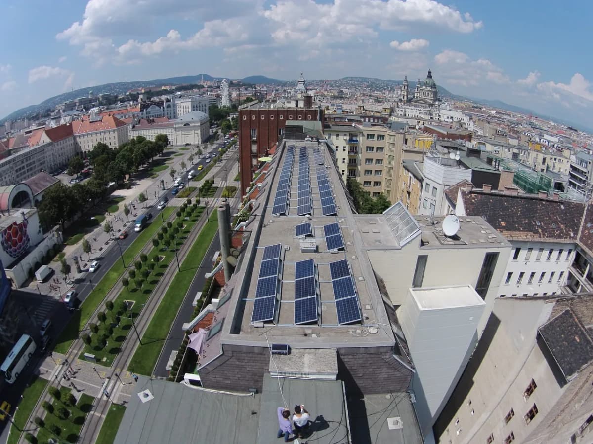 Belvárosi tetőterasz – Budapest
