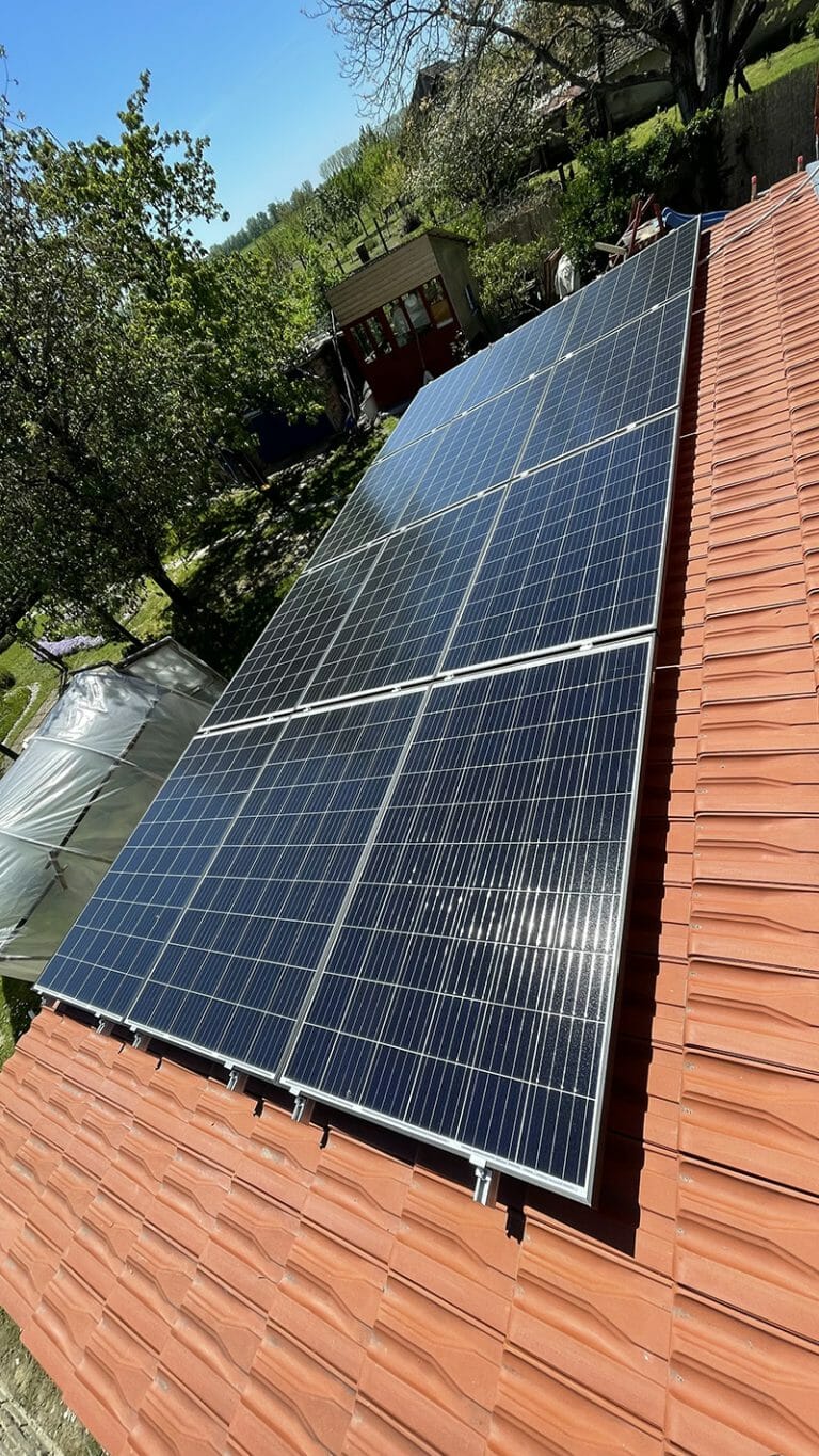 Kunsziget 7kW-os napelemes rendszer