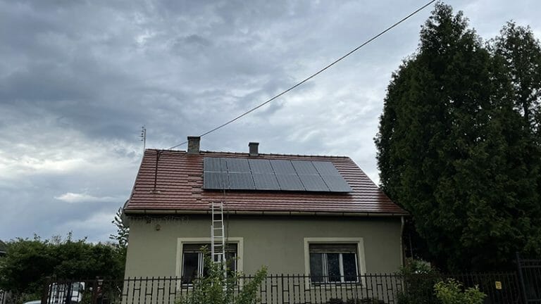 Verőce 4kW-os napelemes rendszer